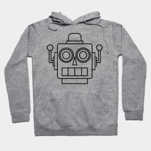 RPGBOT Robot Head Light Mode Hoodie